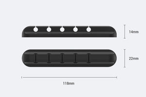 Silicone cable organizer for desk wire management
Magnetic plug holder for cables
Multi-port silicone wire organizer