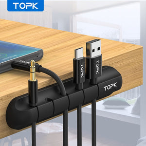 Silicone cable organizer for desk wire management
Magnetic plug holder for cables
Multi-port silicone wire organizer